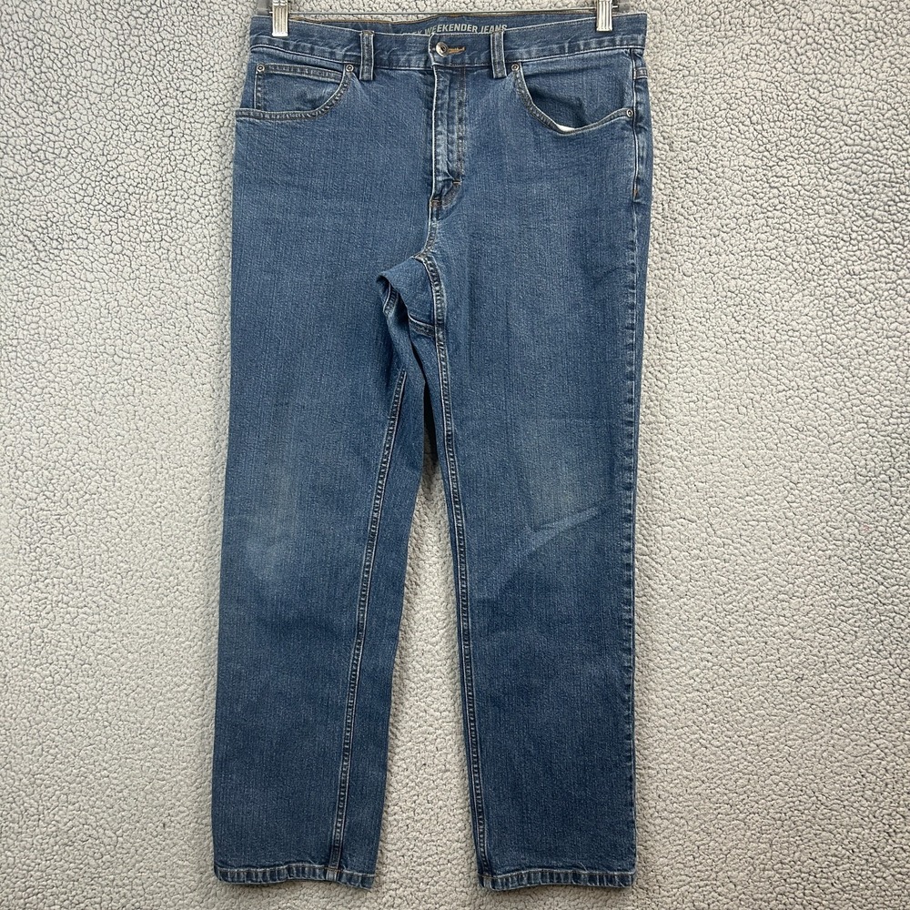 Duluth Trading Co Flex Weekender Standard Fit Men 34x30 Denim Blue Jeans